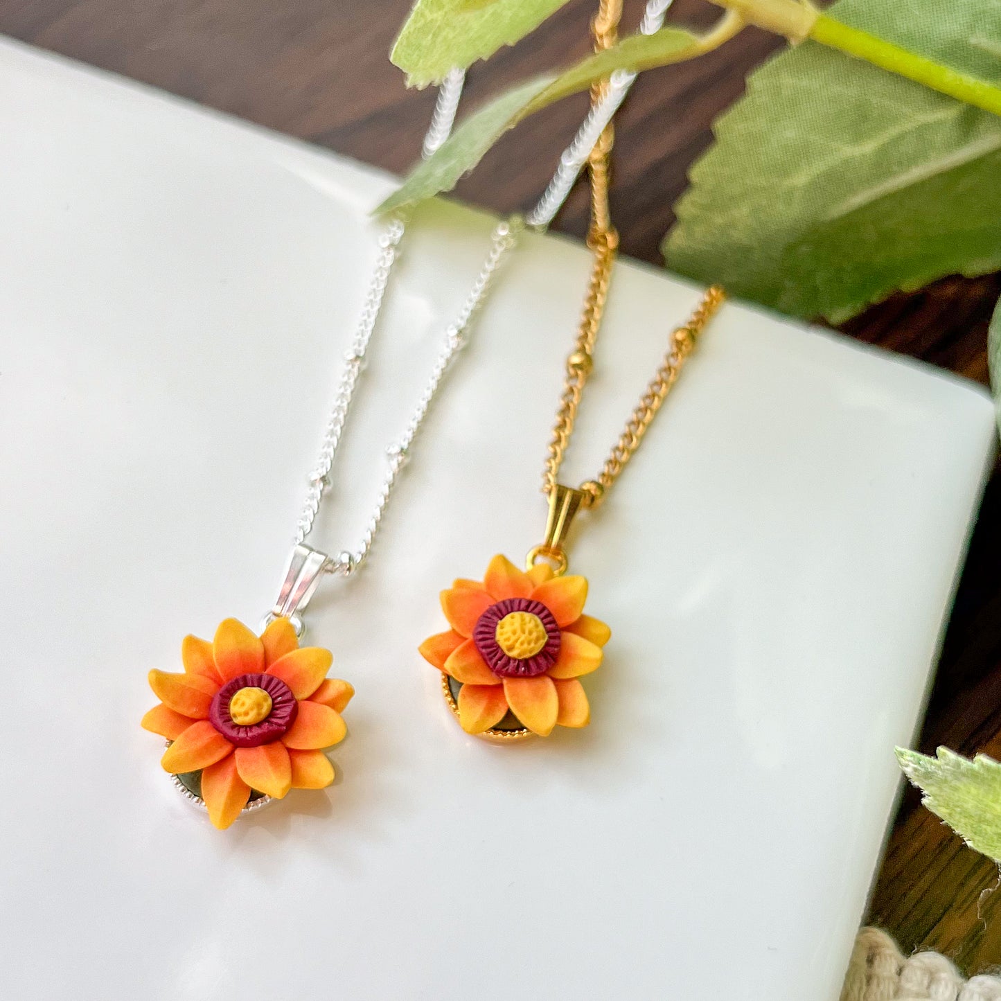 Blanket flower set (earrings and/or necklace) | multiple metals