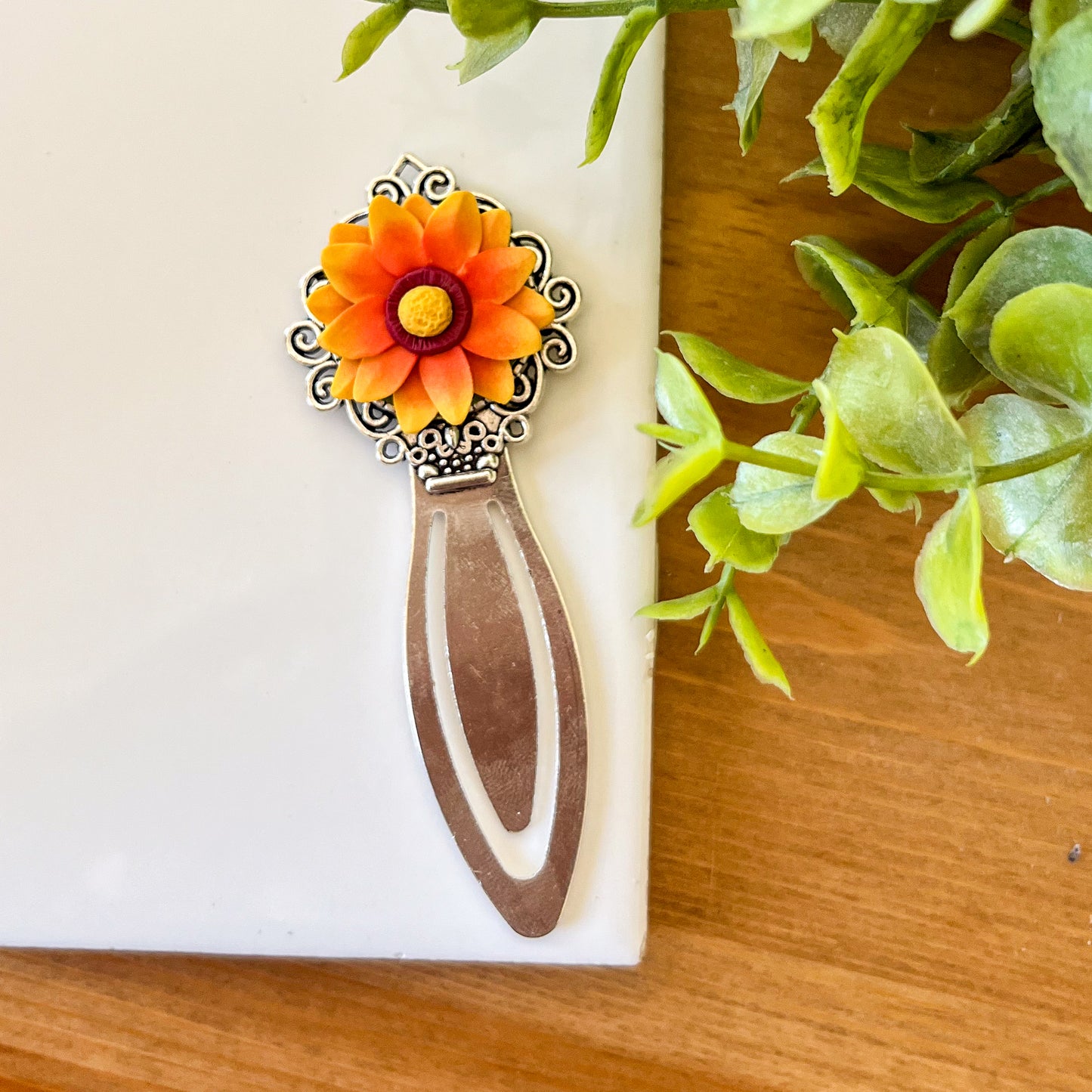 Blanket flower bookmark (short)