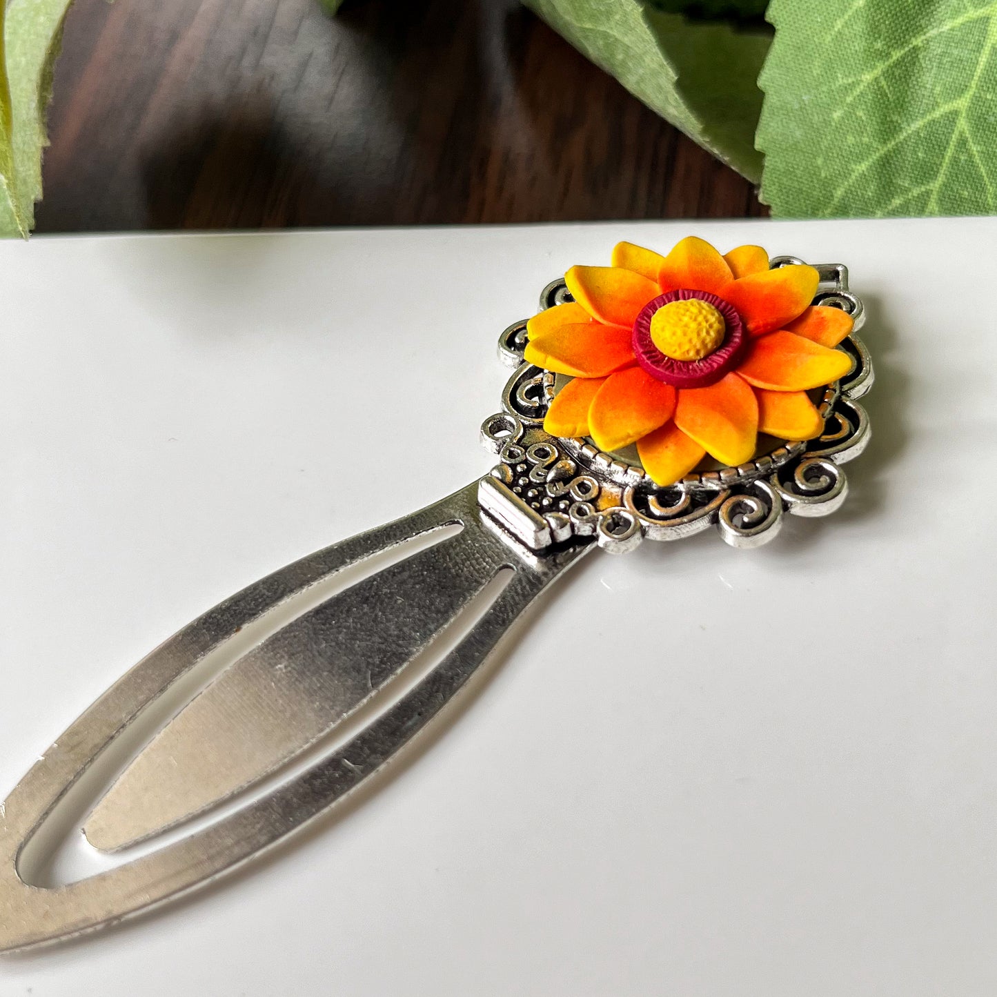 Blanket flower bookmark (short)